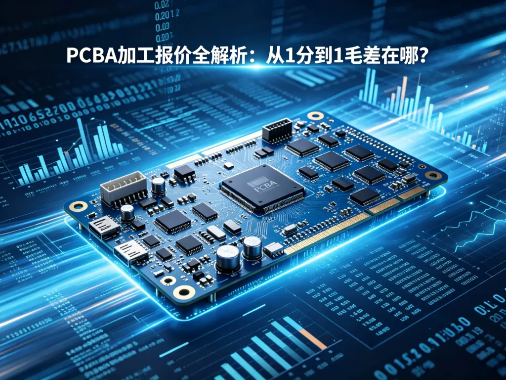 PCBA加工报价全解析：从1分到1毛差在哪？