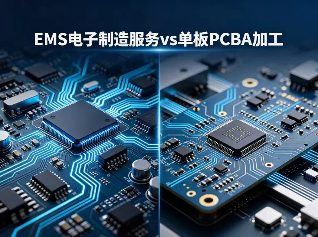 EMS 电子制造服务 vs 单板PCBA加工