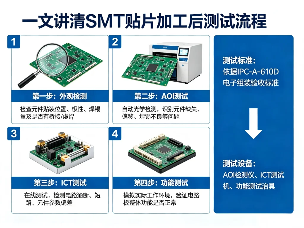 SMT贴片加工后需要做哪些测试？一文讲清
