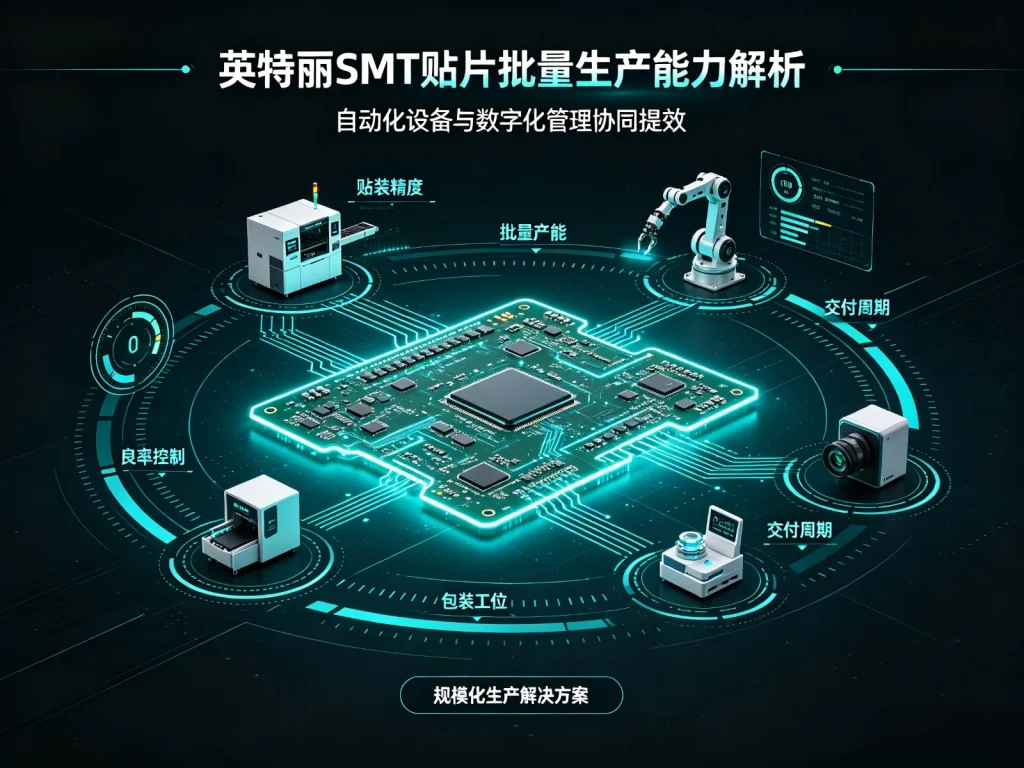 英特丽SMT贴片批量生产能力解析