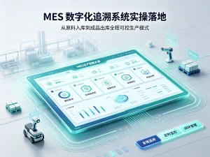 MES 数字化追溯系统实操落地：从原料入库到成品出库全程可控生产模式