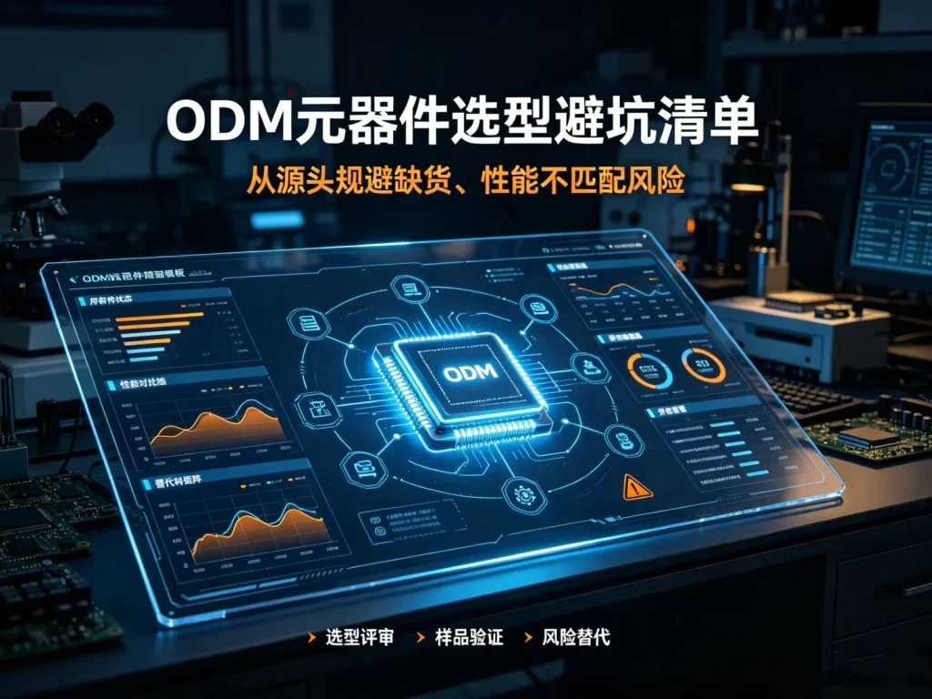 ODM 元器件选型避坑清单，从源头规避缺货、性能不匹配风险