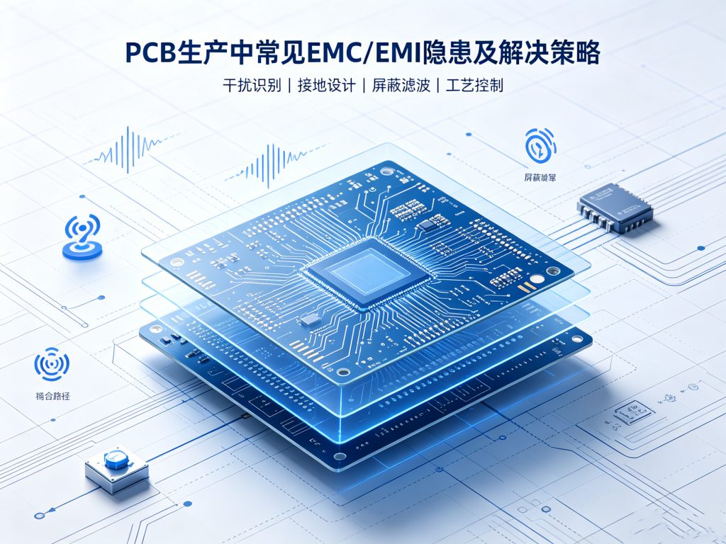PCB生产中常见EMC/EMI隐患及解决策略