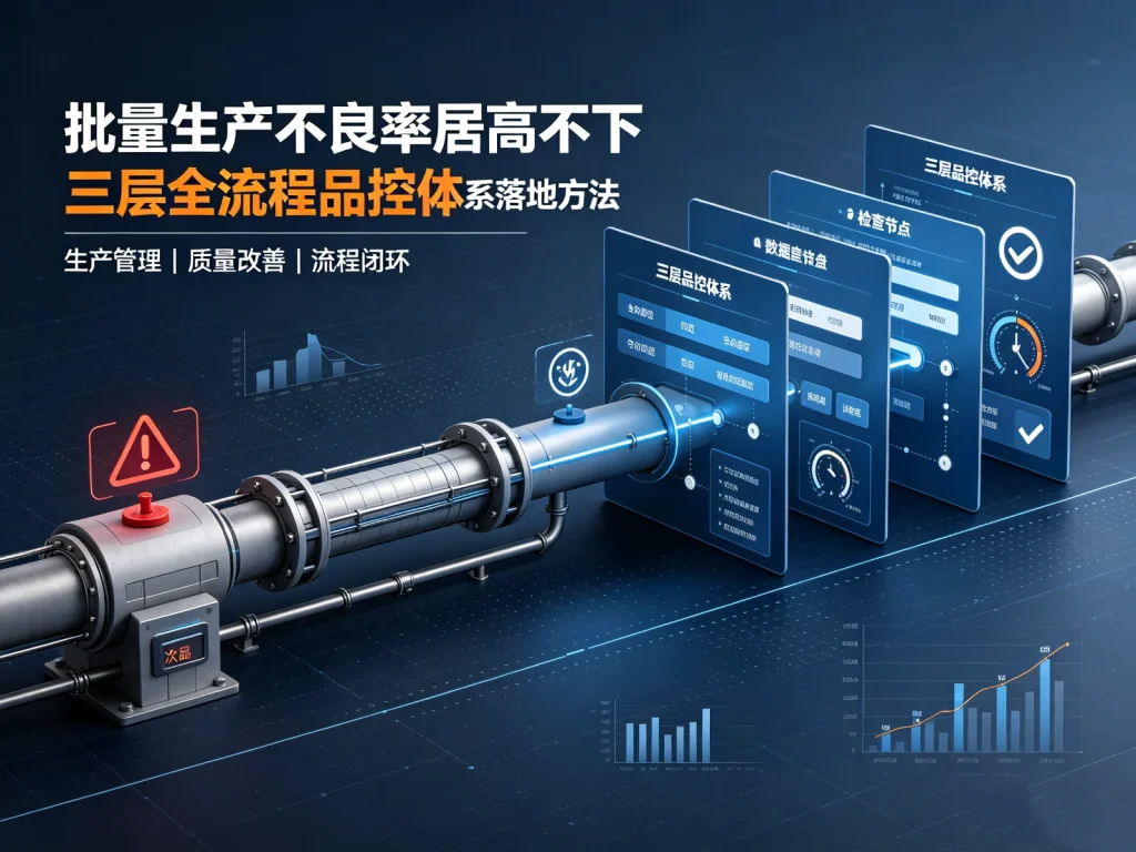 批量生产不良率居高不下，三层全流程品控体系落地方法