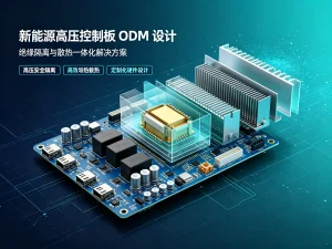 新能源高压控制板 ODM 设计，绝缘隔离与散热一体化解决方案