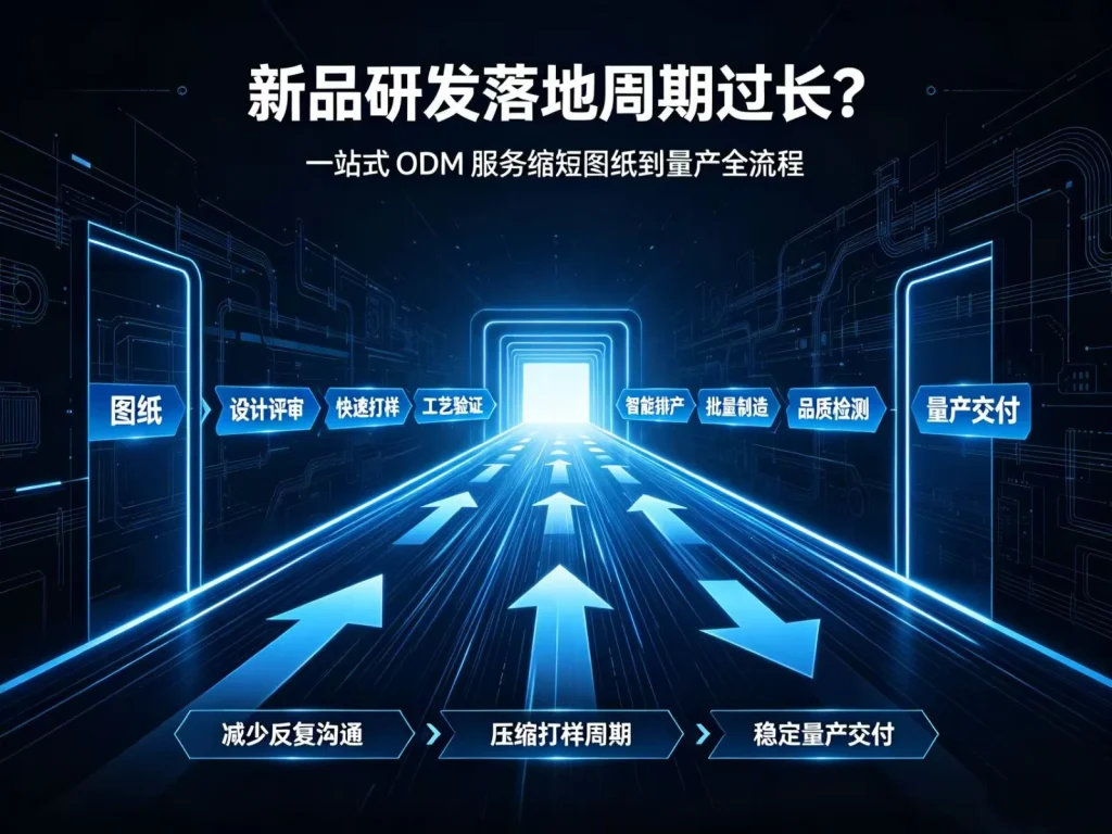 新品研发落地周期过长？一站式 ODM 服务缩短图纸到量产全流程