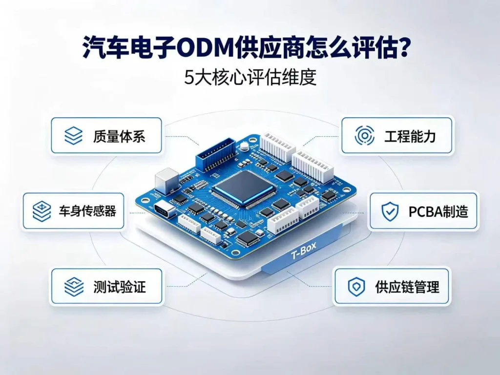 汽车电子 ODM 供应商怎么评估？5 大核心评估维度