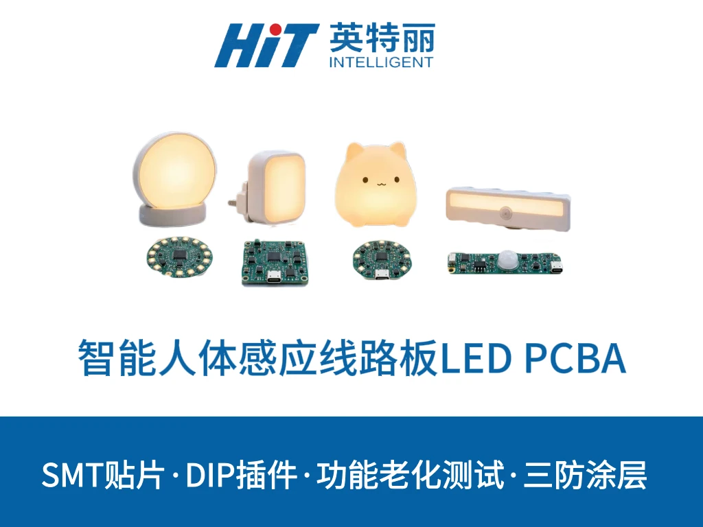 智能人体感应线路板LED PCBA